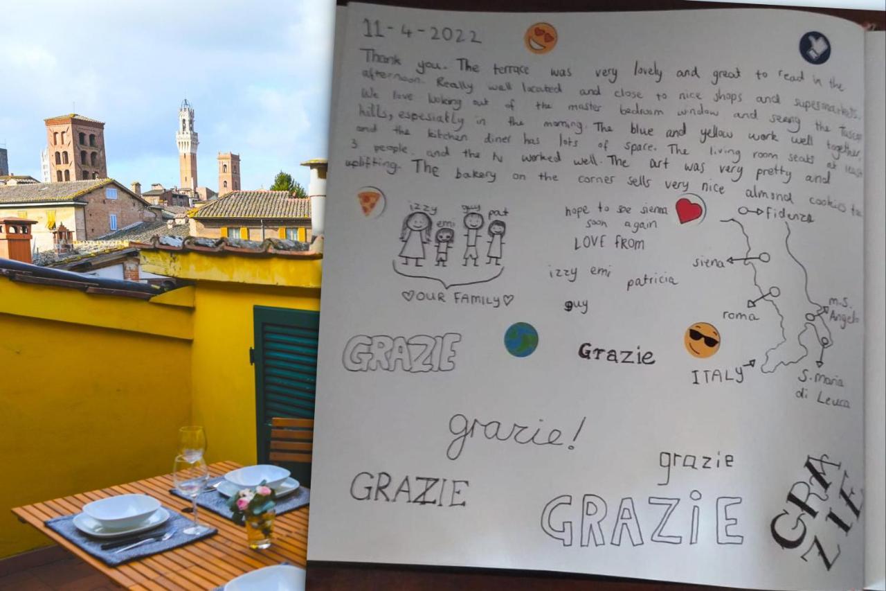 Un Terrazzo Sulla Magia Appartement Siena Buitenkant foto